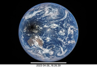 349 a1s. total solar eclipse view of earth