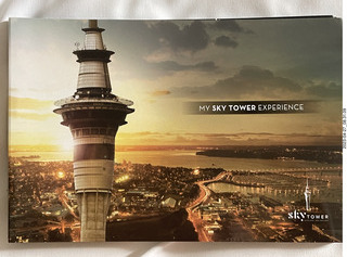 10 a1s. New Zealand - Auckland Sky Tower brochure