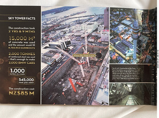 11 a1s. New Zealand - Auckland Sky Tower brochure