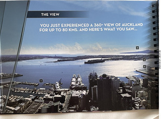 15 a1s. New Zealand - Auckland Sky Tower brochure