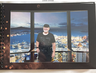 26 a1s. New Zealand - Auckland Sky Tower brochure + Adam
