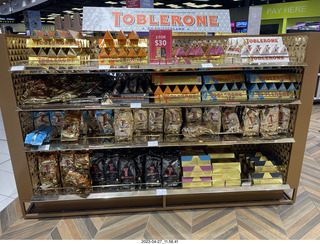 73 a1s. New Zealand - Auckland Airport - lots of chocolate