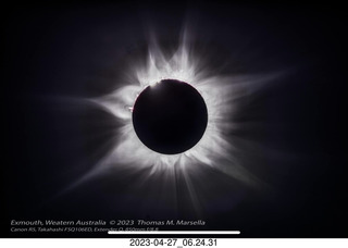 87 a1s. total solar eclipse picture