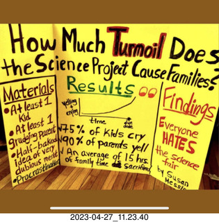 99 a1s. Facebook - How Much Turmoil Does a Science Project Cause Families?