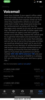 State Farm voicemail about my Xpress claim