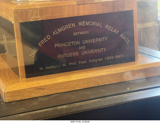 Princeton University - Fine Hall - Math Teatime - the Fred Almgren Relay trophy