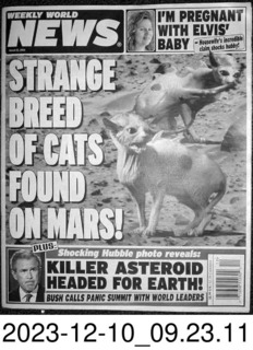 Facebook - Strange breed of cats found on Mars!