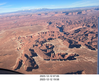 aerial - Utah back-country - Canyonlands confluence