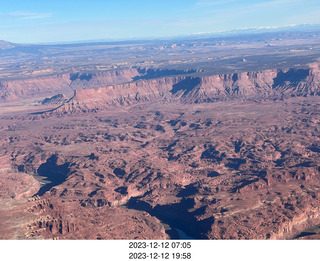 aerial - Utah back-country - Canyonlands confluence