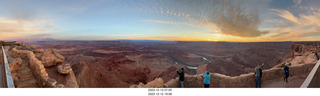 270 a20. Utah - Dead Horse Point - sunset panorama