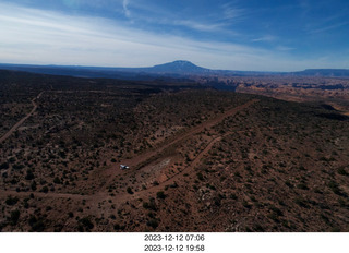 306 a20. Drone photo - Nokai Dome airstrip + N8377W