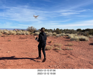 Nokai Dome airstrip + drone + Tyler