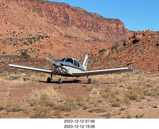 aerial - Wee Hope Mine airstrip landing