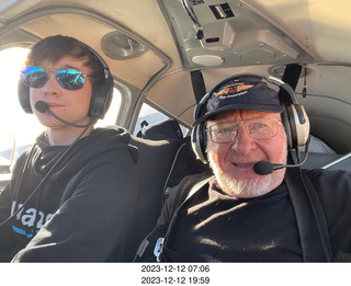 Tyler and Adam flying N8377W
