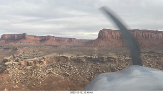 164 a20. aerial - Happy Canyon airstrip landing