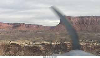 165 a20. aerial - Happy Canyon airstrip landing