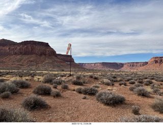 200 a20. Happy Canyon airstrip - windsock