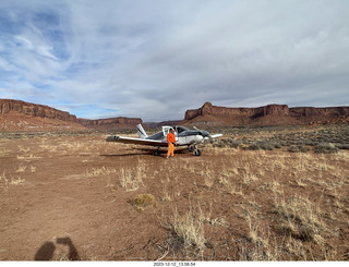 Happy Canyon airstrip -  Adam + N8377W