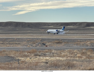 Canyonlands Airport (CNY) - airliner landing