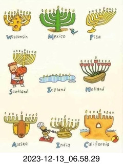 Facebook - Hanukkah menorot