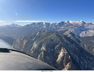 aerial - flying home to Arizona