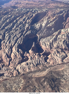 aerial - flying home to Arizona