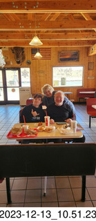 98 a20. Hanksville, Utah - Tyler, Susan, and Adam lunch