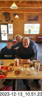 100 a20. Hanksville, Utah - Tyler, Susan, and Adam lunch