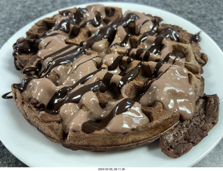 chocolate-chocolate waffle