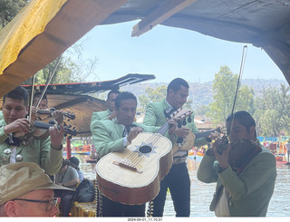 Mexico City - Xochimilco Boat Trip - musicians