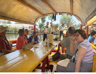 40 a24. Mexico City - Xochimilco Boat Trip