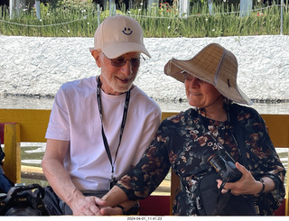 46 a24. Mexico City - Xochimilco Boat Trip - Howard Simkover and Louise Klein