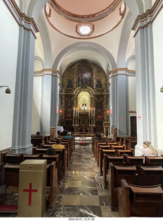 89 a24. Mexico City - Coyoacan - church