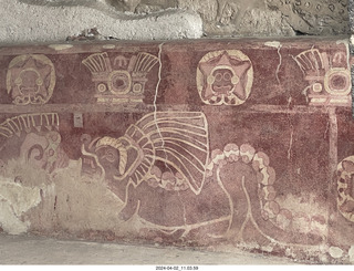 Teotihuacan - Temple of the Moon - paintings