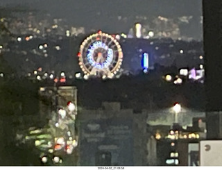 Mexico City at night - cool ferris wheel in the distance