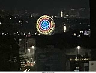 Mexico City at night - cool ferris wheel in the distance