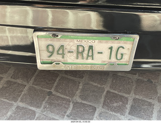 bus license plate