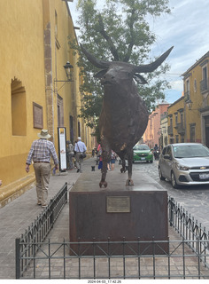San Miguel de Allende - bull statue