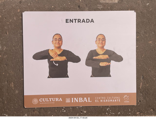 121 a24. San Miguel de Allende - sign