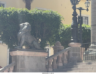 79 a24. Guanajuato - lion sculpture