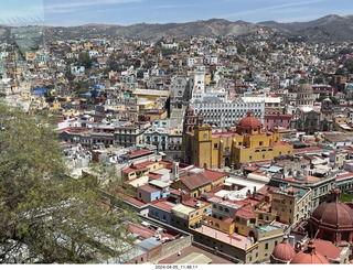97 a24. Guanajuato - city view