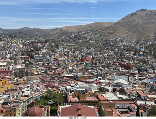 98 a24. Guanajuato - city view