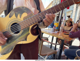 167 a24. Guanajuato - restaurant musician's ten-string guitar