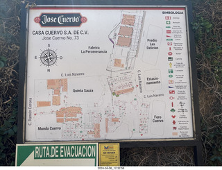 110 a24. town of Tequila tour  - how they make tequila map