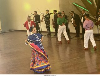 182 a24. town of Tequila - Jose Cuervo Forum - musicians and dancers