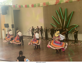 town of Tequila - Jose Cuervo Forum - musicians and dancers