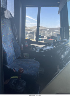 Monterrey - bus with stick shift