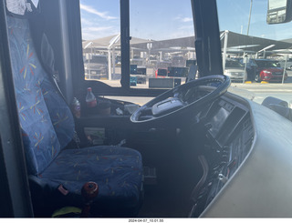 Monterrey - bus with stick shift