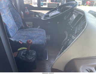 7 a24. Monterrey - bus with stick shift