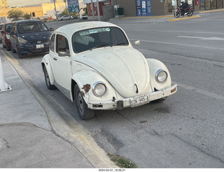 41 a24. Torreon - white VW beetle